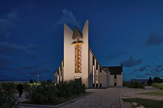 Projekt architektoniczny budynku sakralnego — BUG-PROJECT